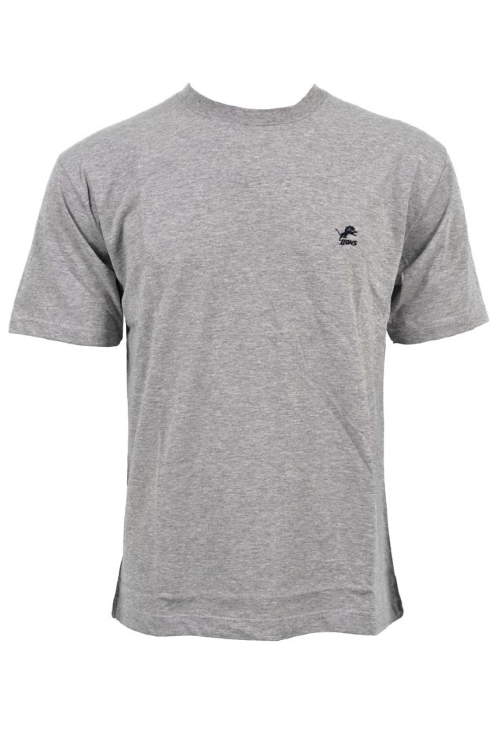 Men's T-Shirt LION Solid color with neckline