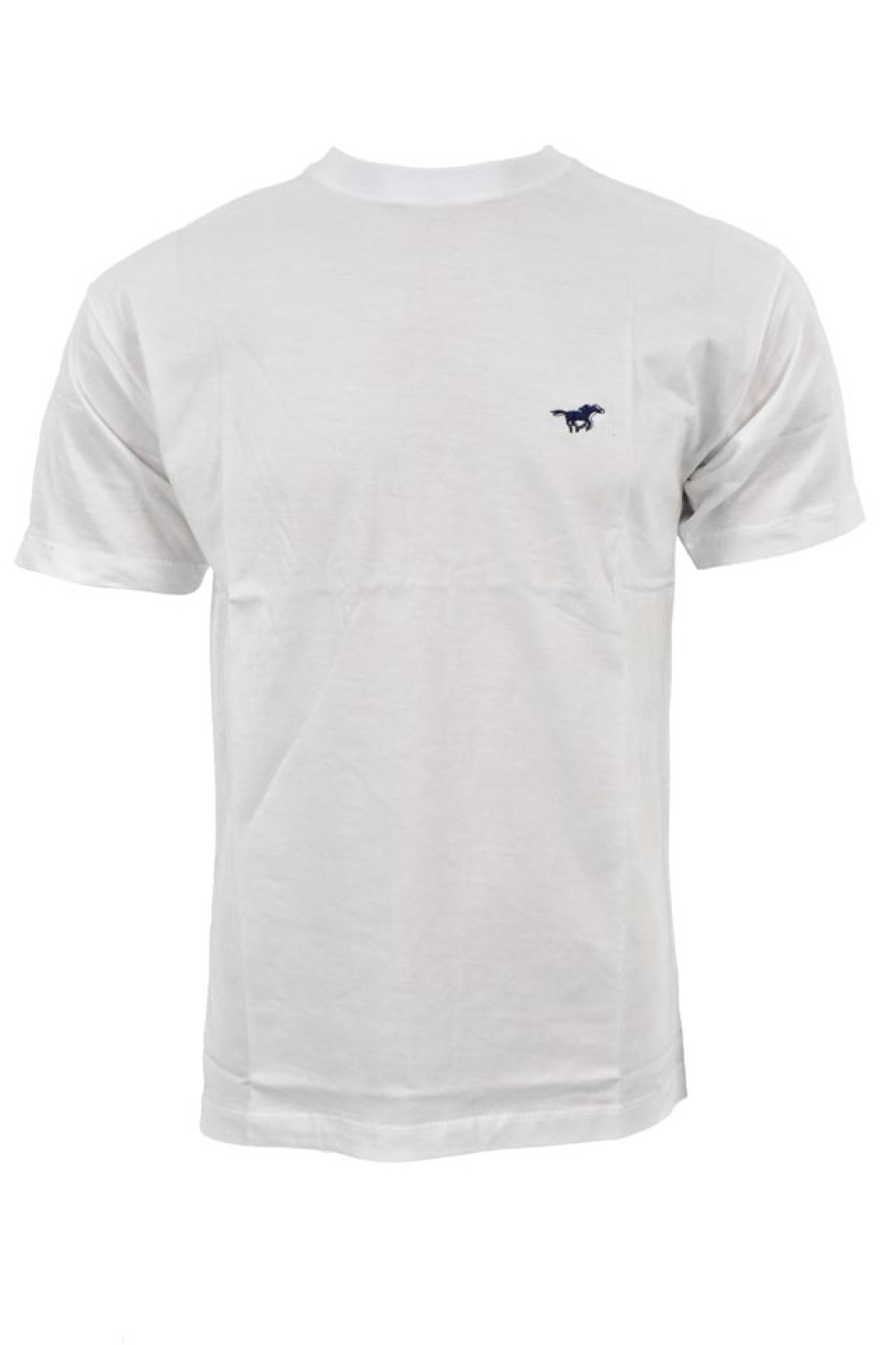 Men's T-Shirt LION Solid color with neckline