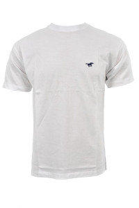 Men's T-Shirt LION Solid color with neckline