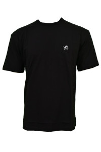 Men's T-Shirt LION Solid color with neckline