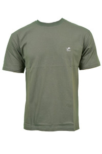 Men's T-Shirt LION Solid color with neckline