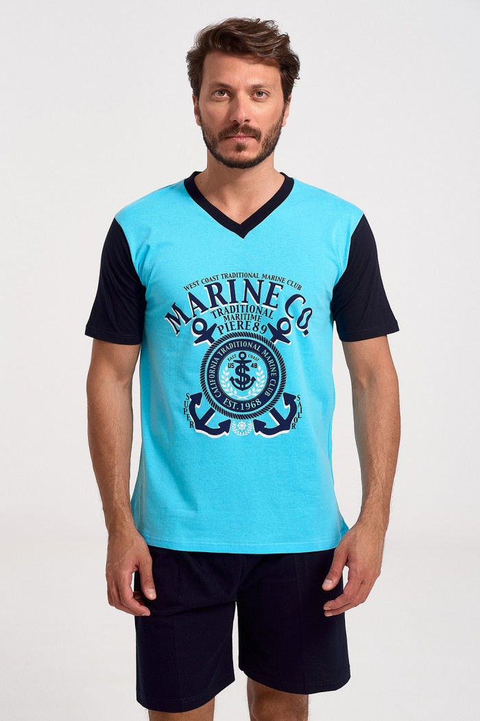 Men's Pajamas LION MARINE Petrol