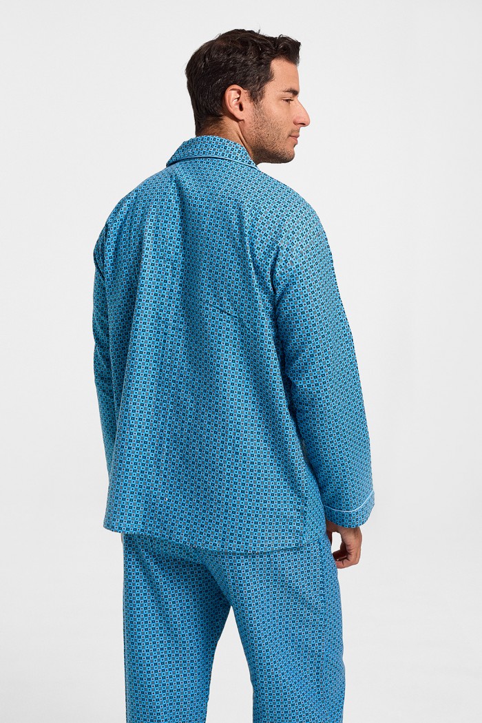 Men's Pajamas with Buttons - Winter