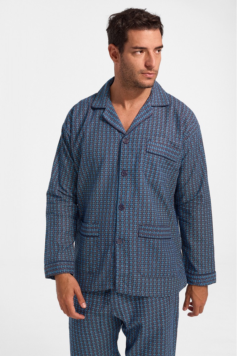 Men's Pajamas with Buttons - Winter Men's Pajamas with Buttons - Winter