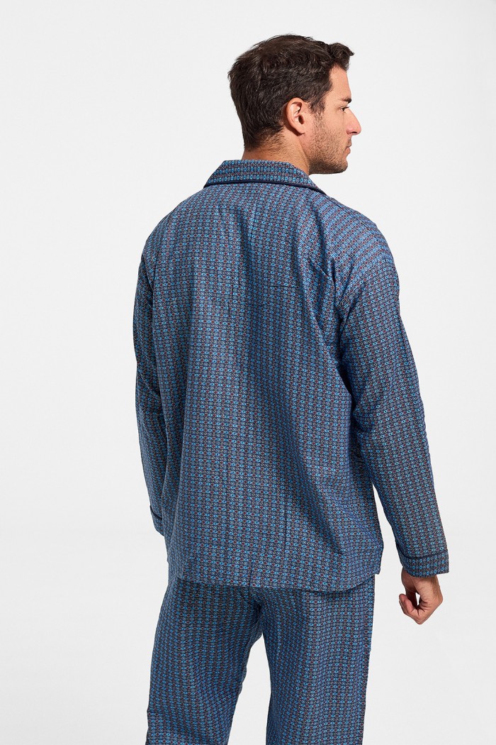 Men's Pajamas with Buttons - Winter
