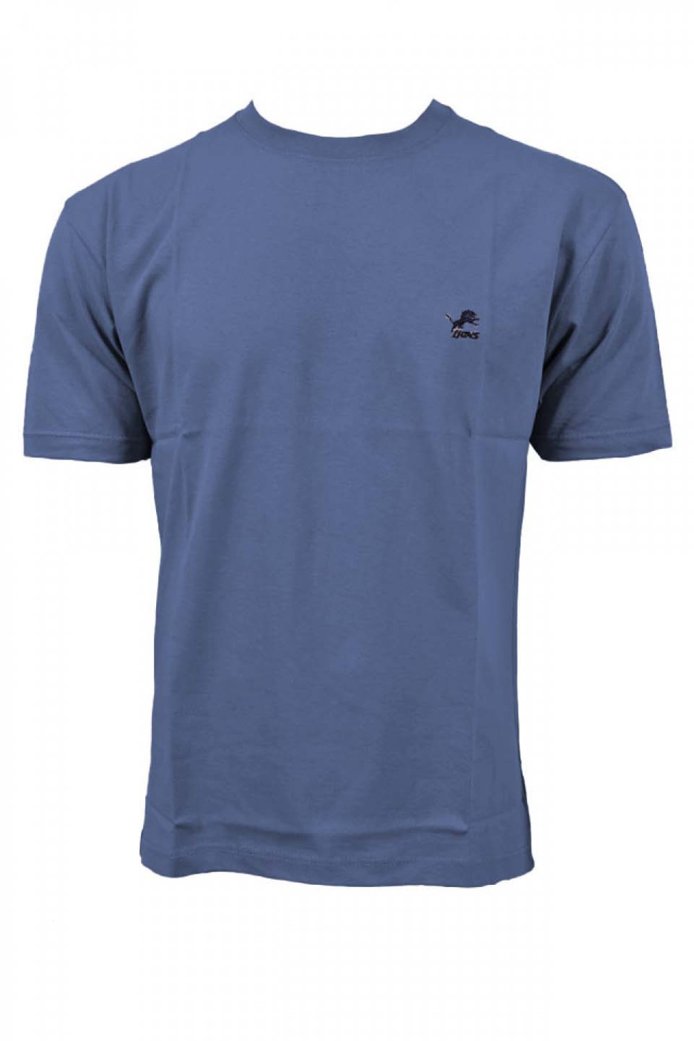 Men's T-Shirt LION Solid color with neckline