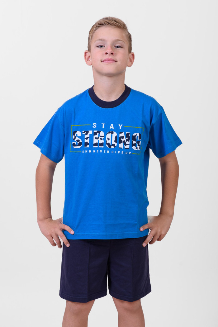 TEENAGE SUMMER PAJAMA BOY LION STRONG ROBE