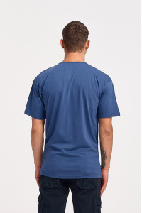 Short-sleeved LION blouse with button and pocket