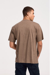 Short-sleeved LION blouse with button and pocket