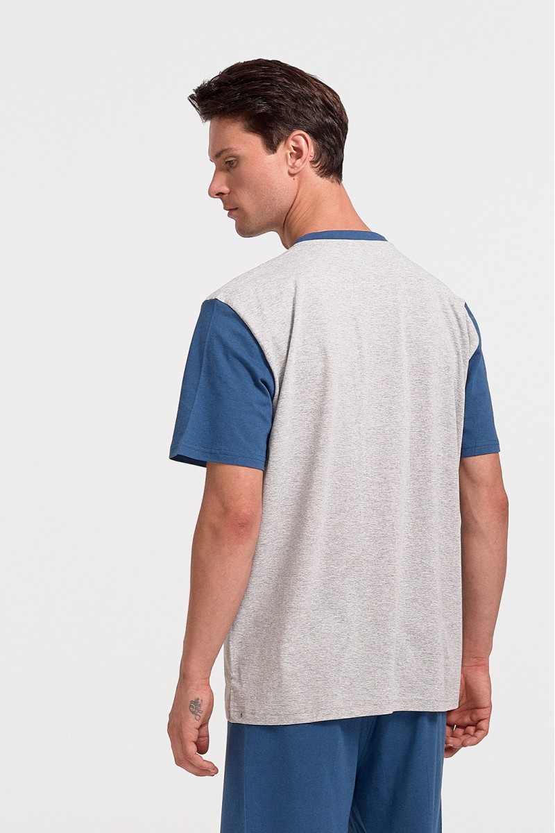 Herren Schlafanzug LION London GREY Herren Schlafanzug LION London GREY