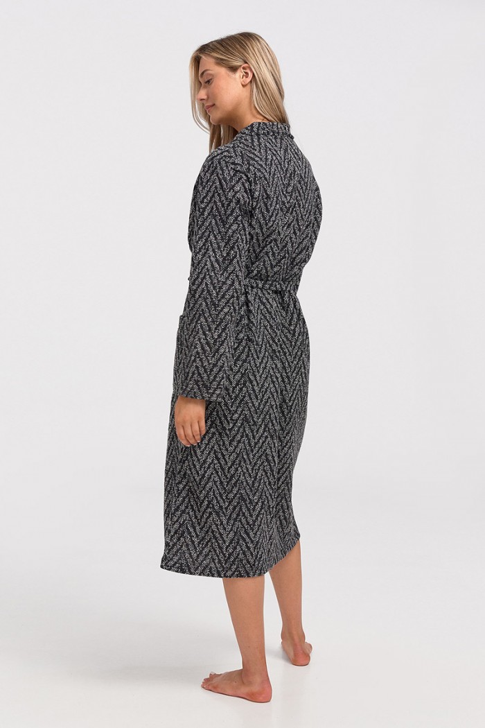 Classic LION robe with belt L500