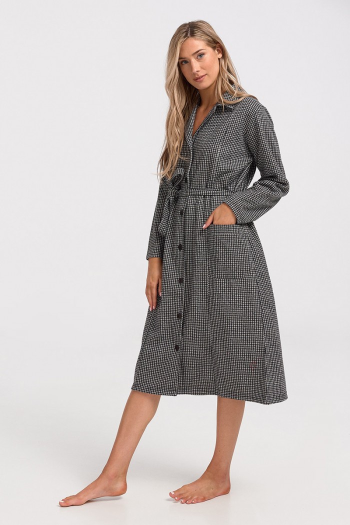 Classic LION robe with belt L502