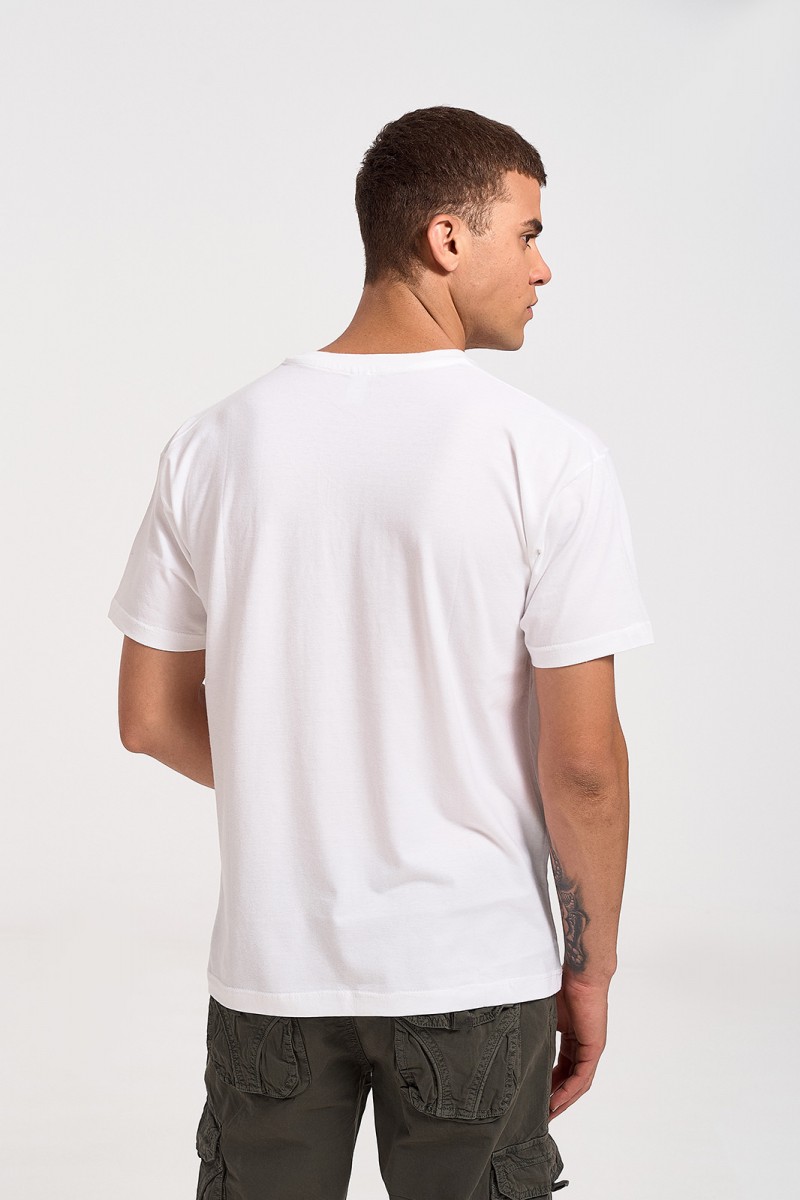 Herren LION T-Shirt mit V-Ausschnitt