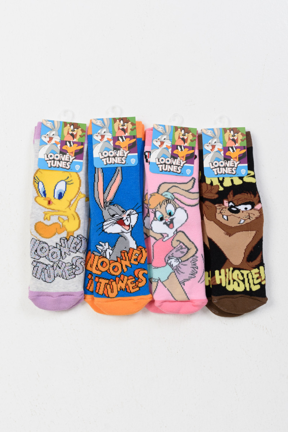 Children's socks with suction cups LOONEY TUNES 4 Pack LT21585