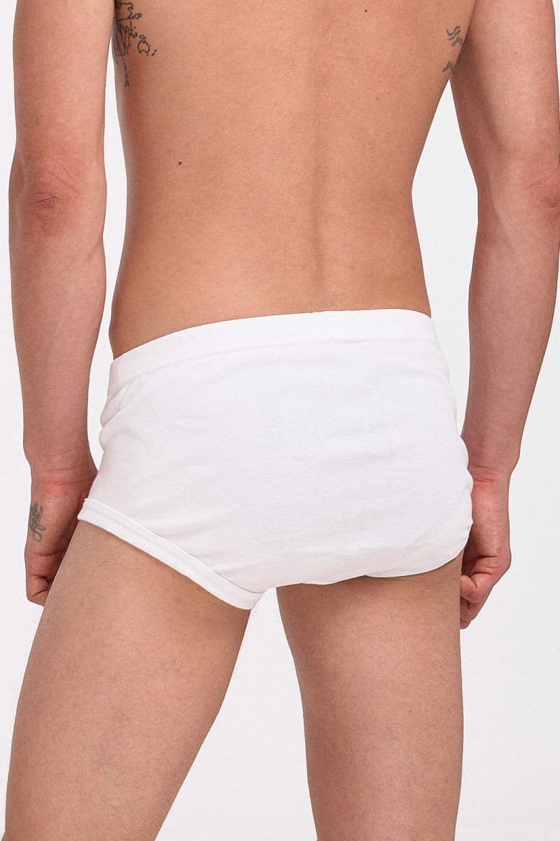Herrenslip LORD mit Öffnung 145 WHITE