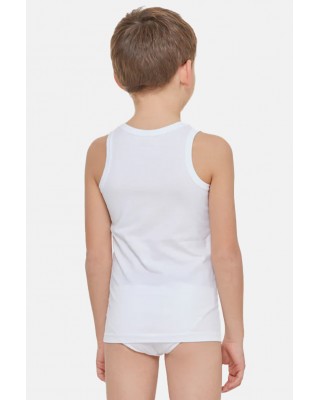 Children's Vests With Straps GIORGIO White