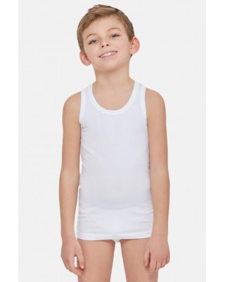 Children's Vests With Straps GIORGIO White