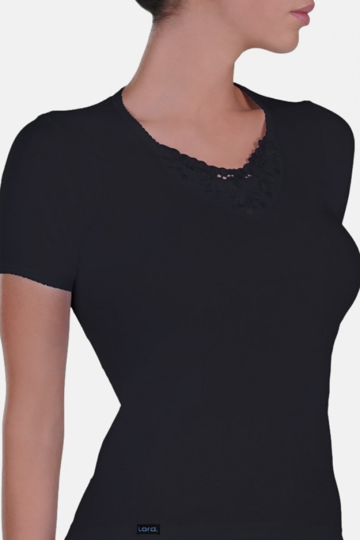 Womens LORD short sleeve jersey White and Black