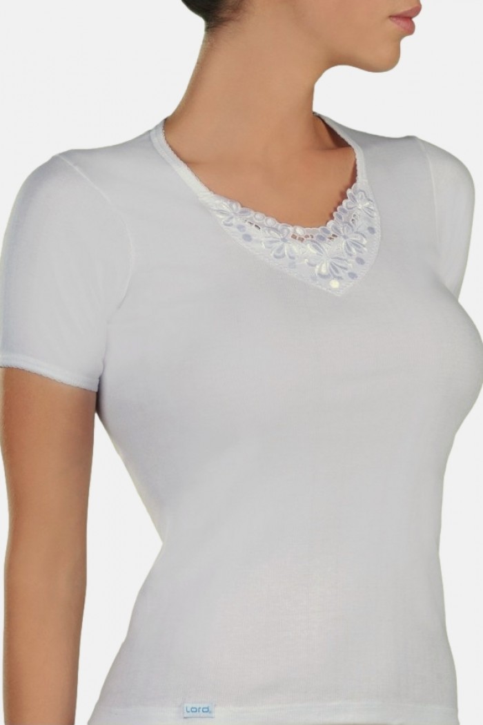 Womens LORD short sleeve jersey White and Black