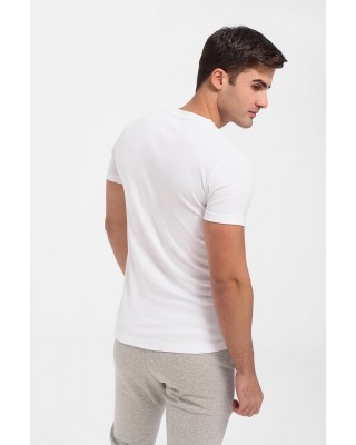 LORD Short-sleeved V-neck jersey - 100% Cotton