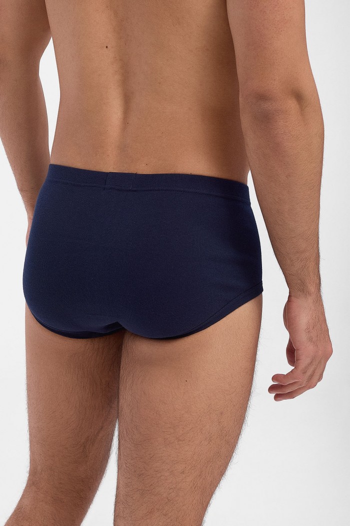 Mens LORD briefs with opening 145 BLUE DROPS