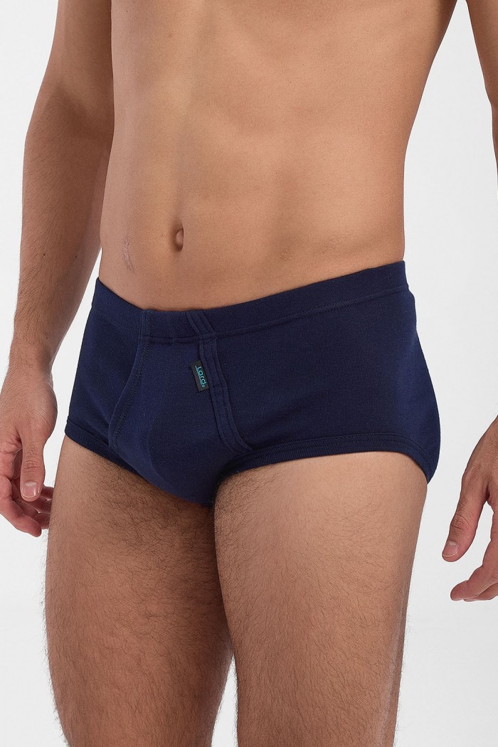 Mens LORD briefs with opening 145 BLUE DROPS