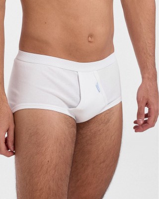 Men's LORD Classic briefs with opening - 100% Cotton