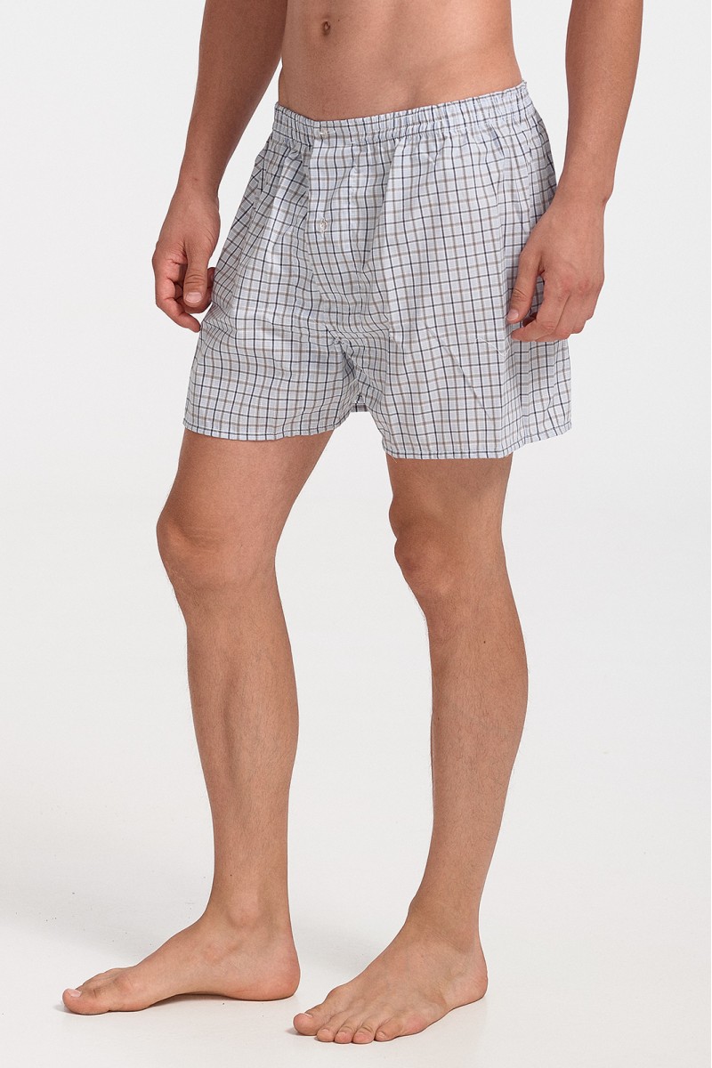 Weite Herren-Boxershorts MASCOT Plaid 057