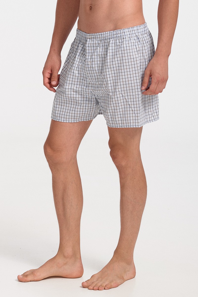 Men's wide boxers MASCOT Plaid 057
