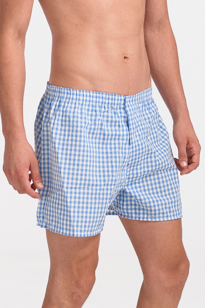 Men's wide boxers MASCOT Plaid 058