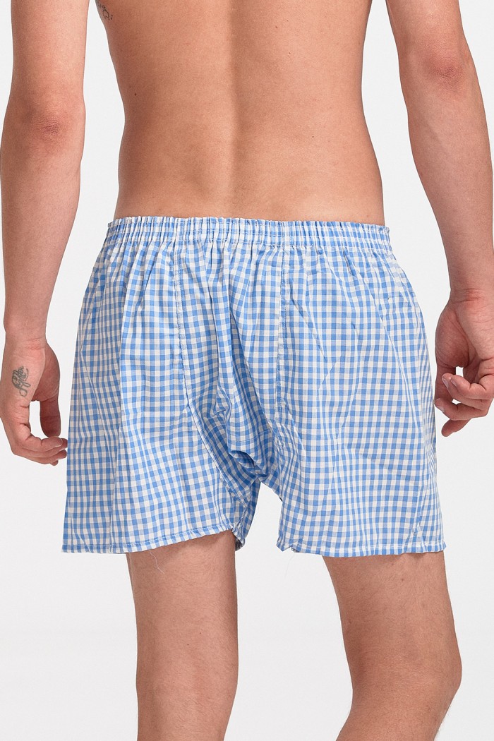 Men's wide boxers MASCOT Plaid 058