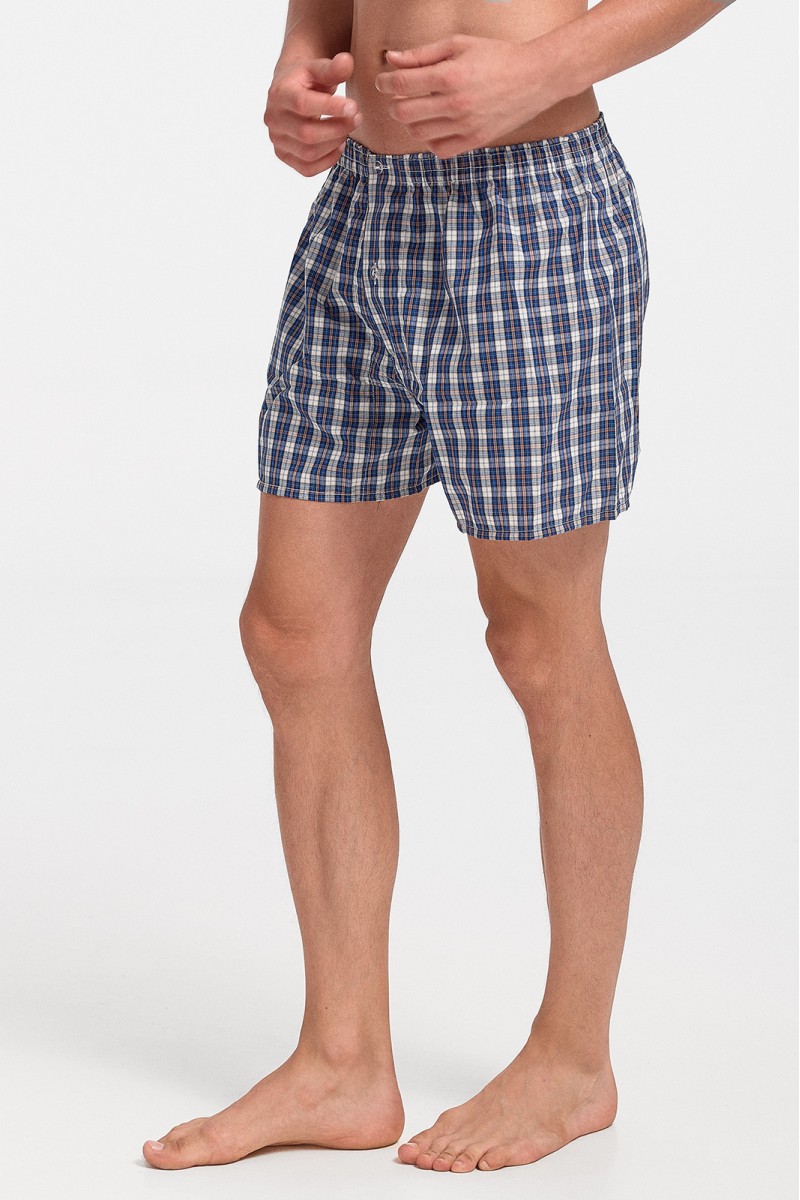 Men's wide boxers MASCOT Plaid 059