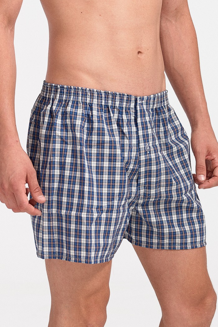 Men's wide boxers MASCOT Plaid 059