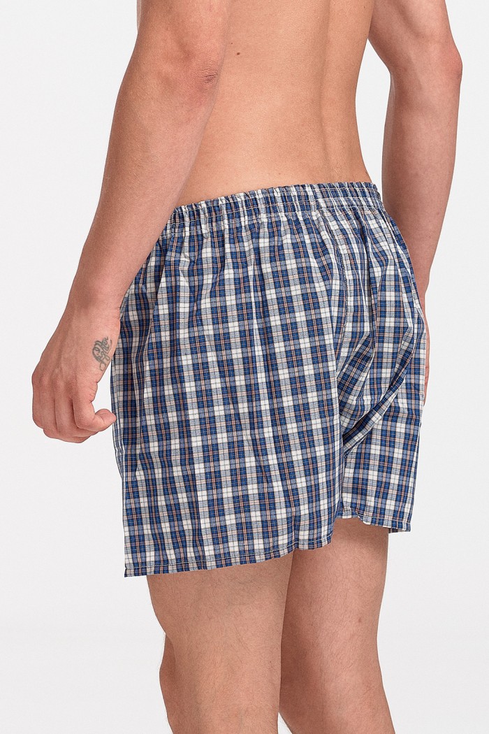 Men's wide boxers MASCOT Plaid 059