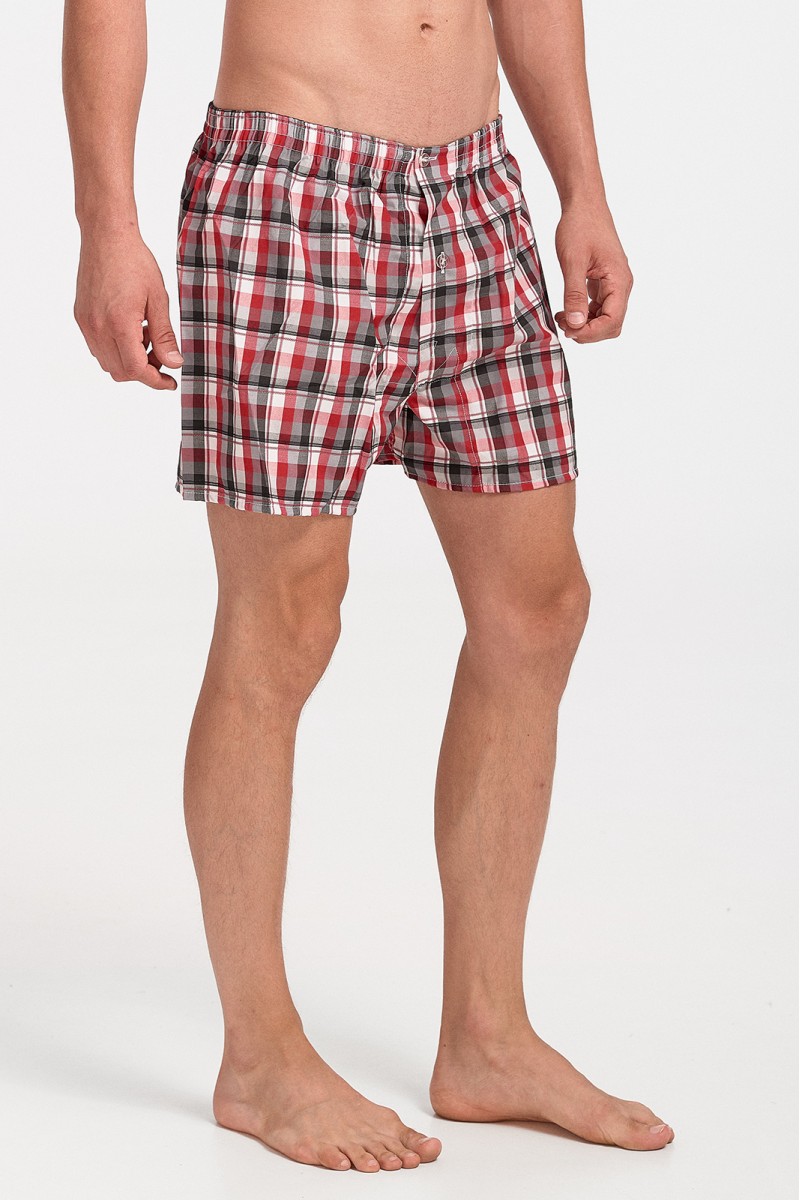 Weite Herren-Boxershorts MASCOT Plaid 060