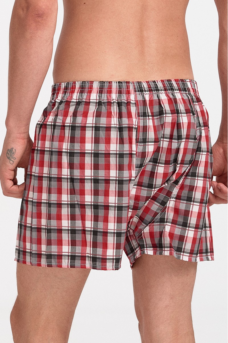 Weite Herren-Boxershorts MASCOT Plaid 060