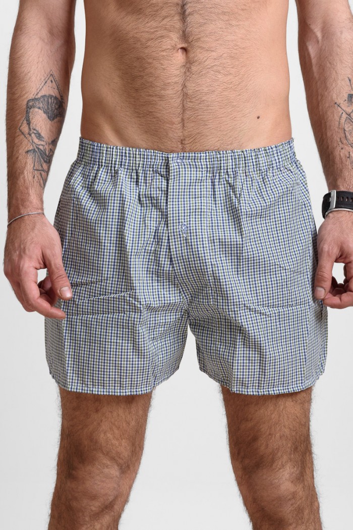 Weite Herren-Boxershorts MASCOT Plaid 065