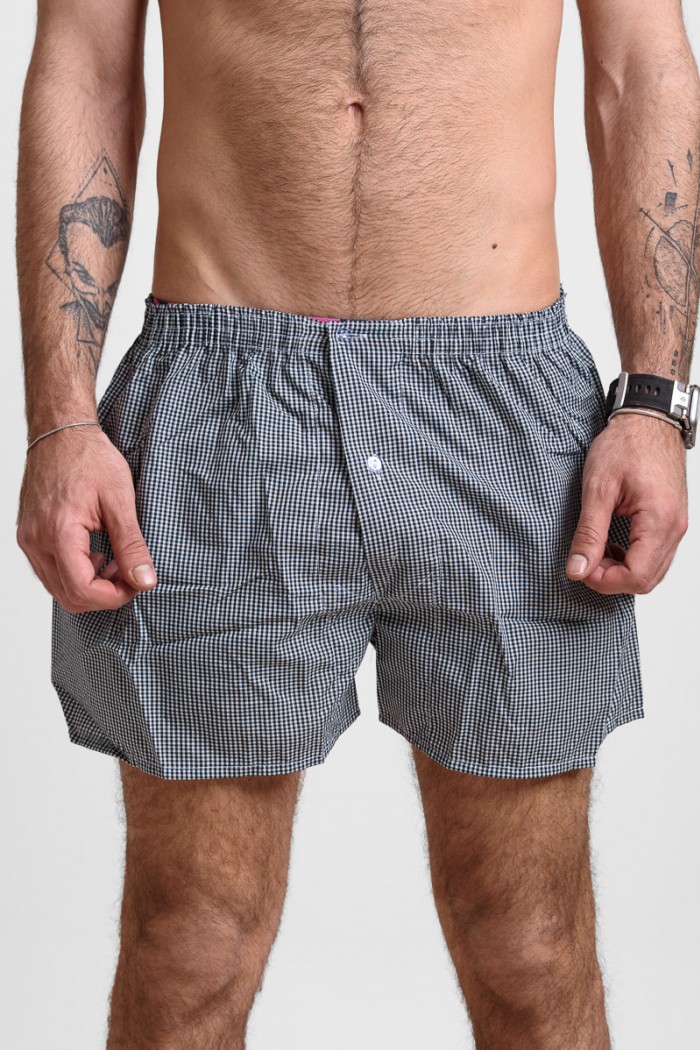 Weite Herren-Boxershorts MASCOT Plaid 065