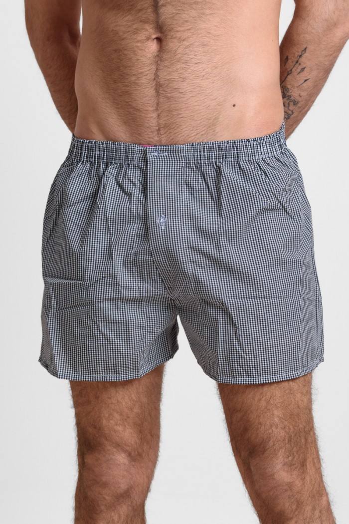 Weite Herren-Boxershorts MASCOT Plaid 065