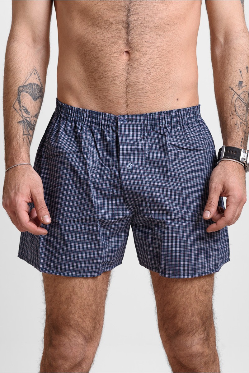 Men's wide boxers MASCOT Plaid 065 Men's wide boxers MASCOT Plaid 065