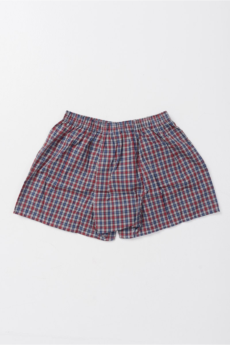 Weite Herren-Boxershorts MASCOT Plaid 066