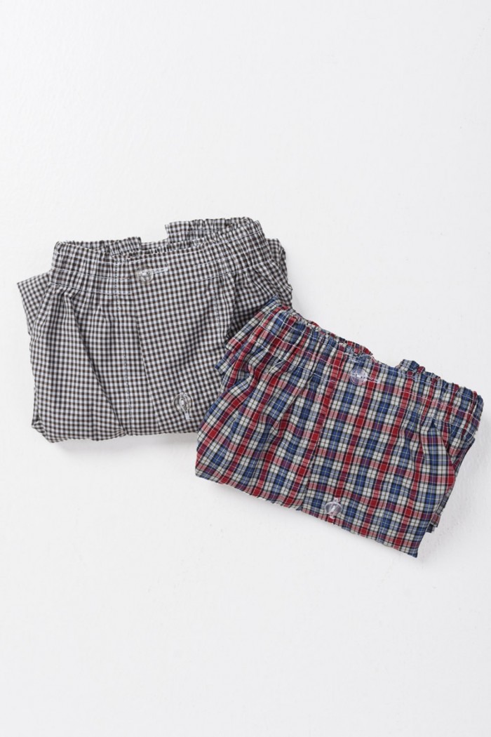 Weite Herren-Boxershorts MASCOT Plaid 066