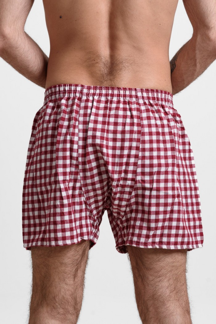 Men's wide boxers MASCOT Plaid 067