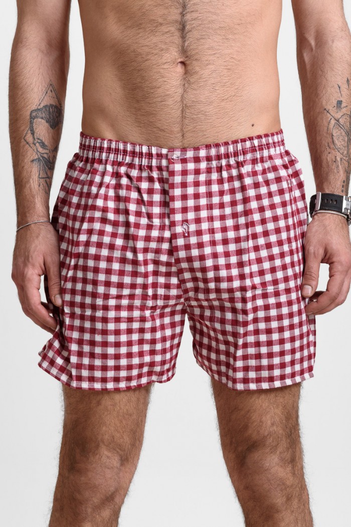 Weite Herren-Boxershorts MASCOT Plaid 067