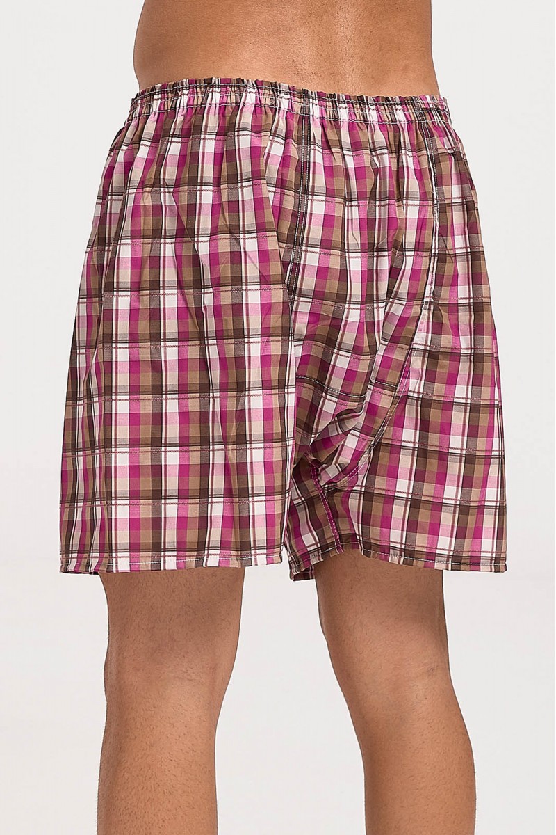 Weite Herren-Boxershorts MASCOT Plaid 064