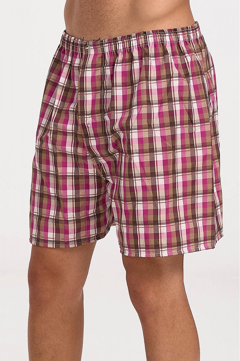 Weite Herren-Boxershorts MASCOT Plaid 064
