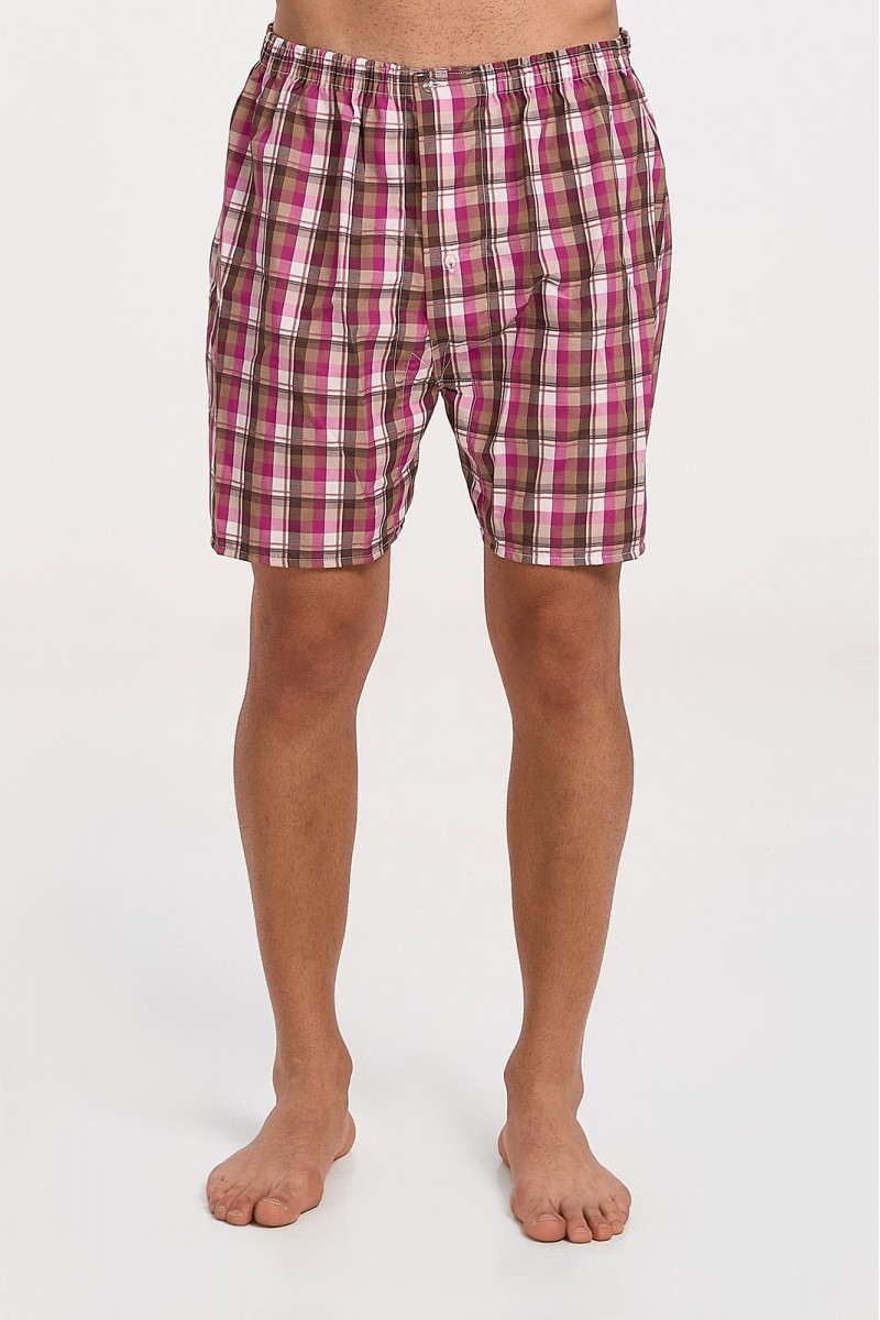 Weite Herren-Boxershorts MASCOT Plaid 064