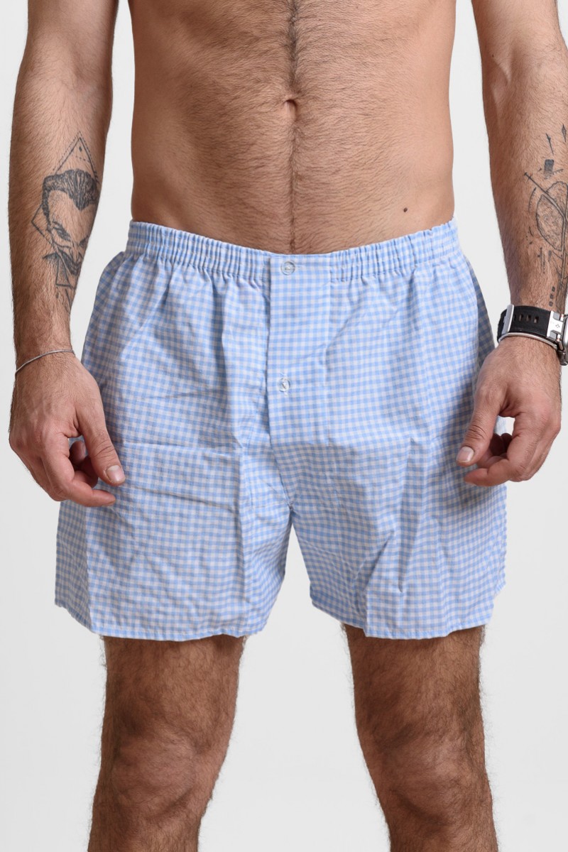 Men's MASCOT fabric boxers plaid 074