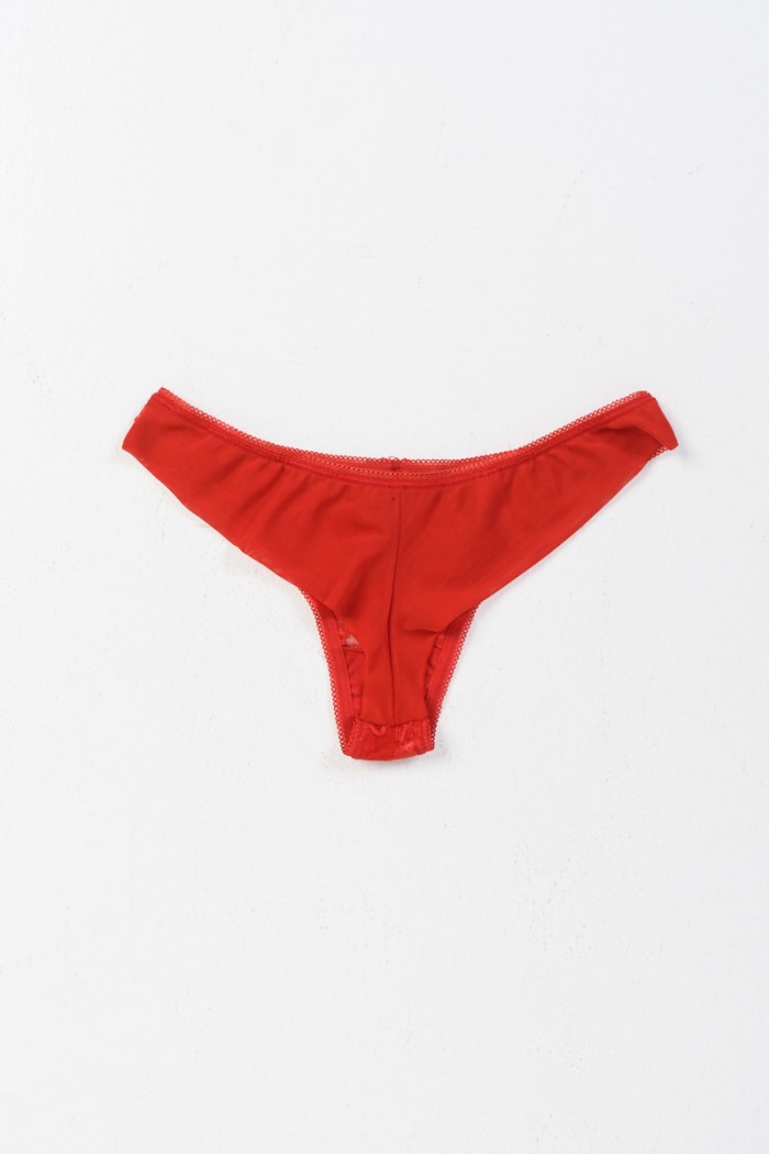 Cotton underwear with lace MEI 1080 RED