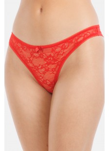 Cotton underwear with lace MEI 1080 RED Cotton underwear with lace MEI 1080 RED